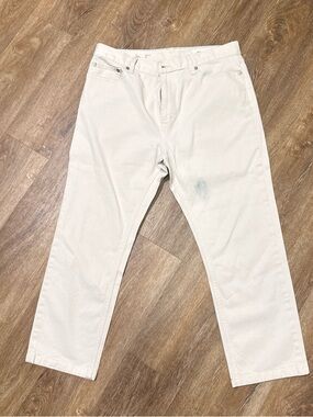 Banana Republic Slim Men’s Jeans in Off-White/Cream